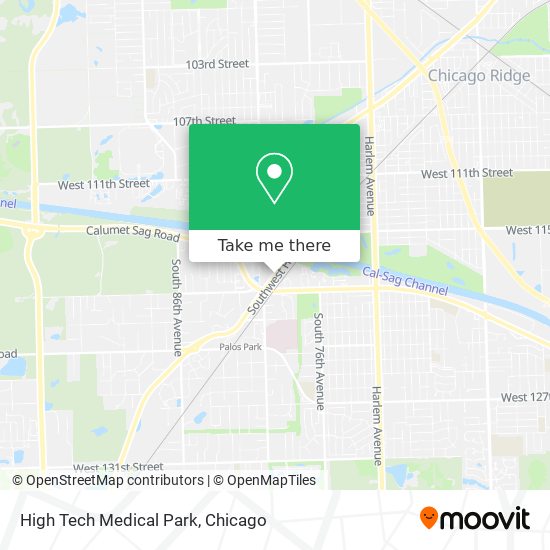 How To Get To High Tech Medical Park In Palos Heights By Bus Or Train