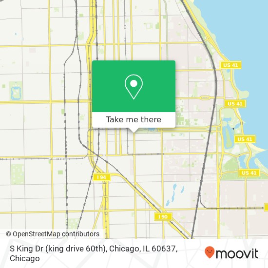 S King Dr (king drive 60th), Chicago, IL 60637 map