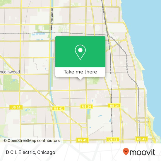 D C L Electric, 6613 N Maplewood Ave map