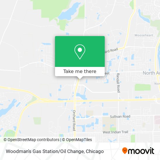 Woodman's Gas Station / Oil Change map