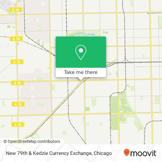 New 79th & Kedzie Currency Exchange, 3247 W 79th St map