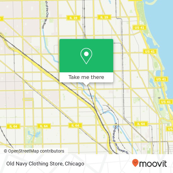 Old Navy Clothing Store, 1730 W Fullerton Ave map