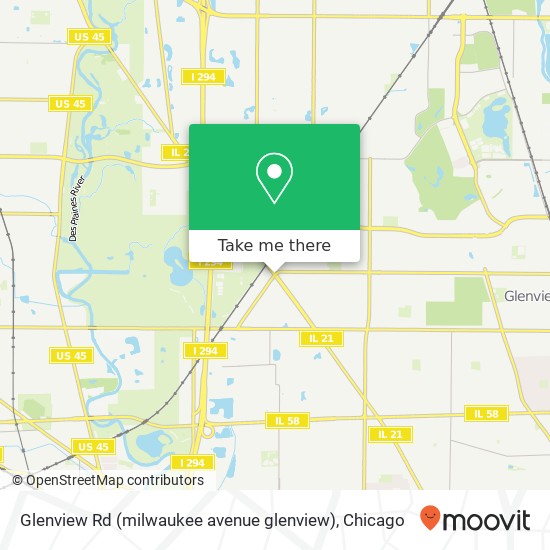 Glenview Rd (milwaukee avenue glenview), Glenview, IL 60025 map