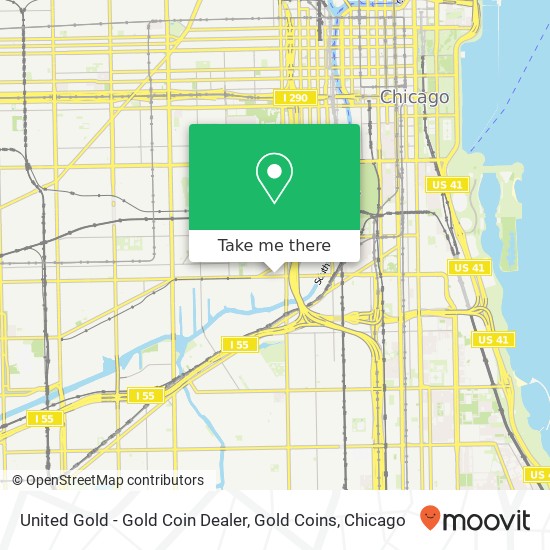 United Gold - Gold Coin Dealer, Gold Coins map