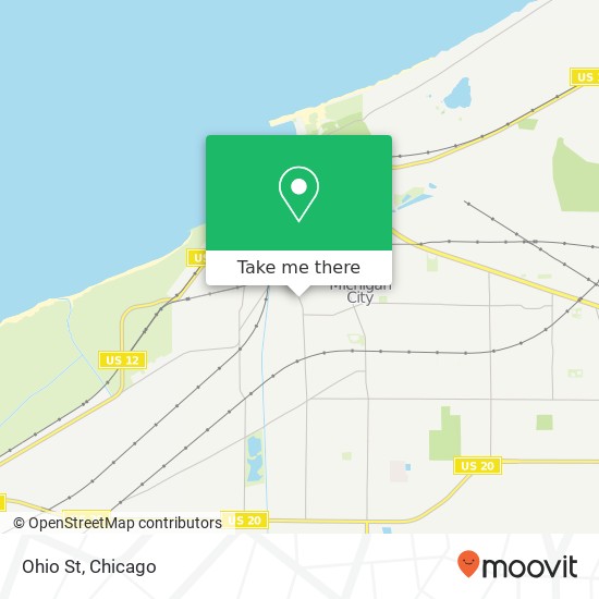Ohio St, Michigan City, IN 46360 map