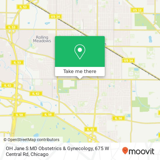 OH Jane S MD Obstetrics & Gynecology, 675 W Central Rd map