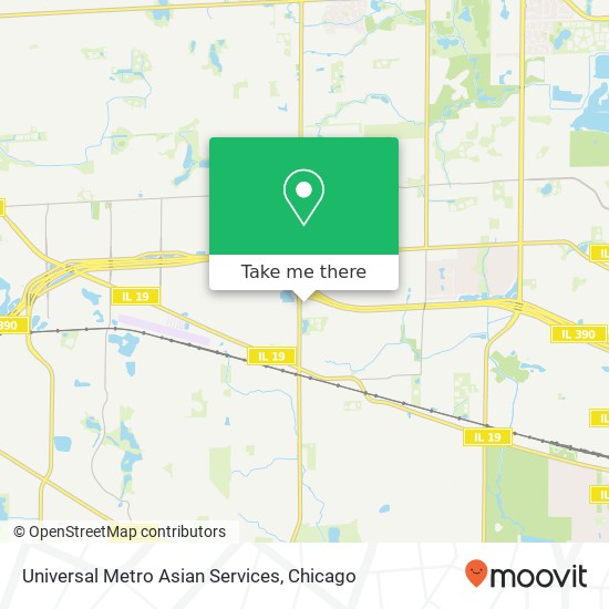 Universal Metro Asian Services, 505 N Roselle Rd map