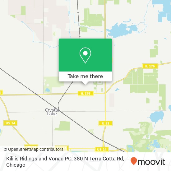 Kililis Ridings and Vonau PC, 380 N Terra Cotta Rd map
