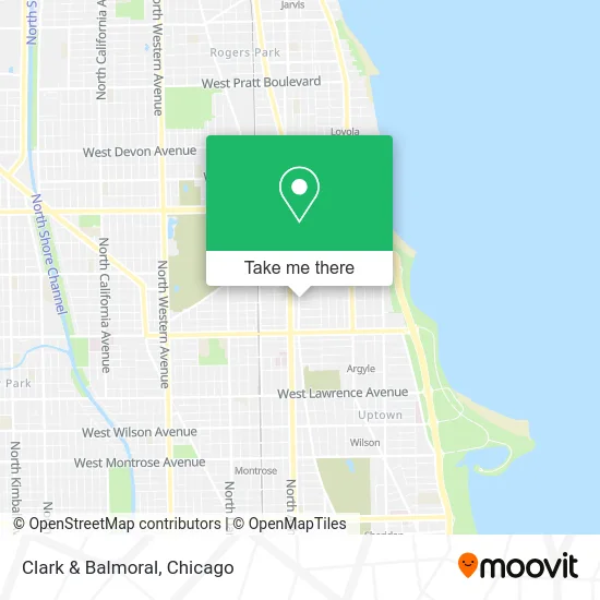 Clark & Balmoral map