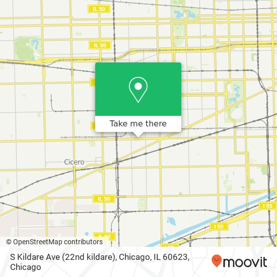Mapa de S Kildare Ave (22nd kildare), Chicago, IL 60623