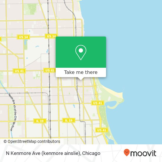 N Kenmore Ave (kenmore ainslie), Chicago, IL 60640 map