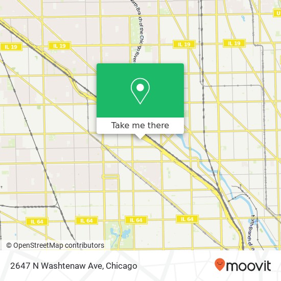 2647 N Washtenaw Ave, Chicago, IL 60647 map