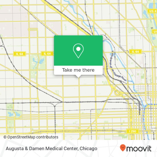 Augusta & Damen Medical Center, 948 N Damen Ave map