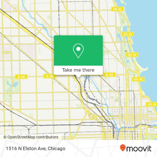 1516 N Elston Ave, Chicago, IL 60642 map