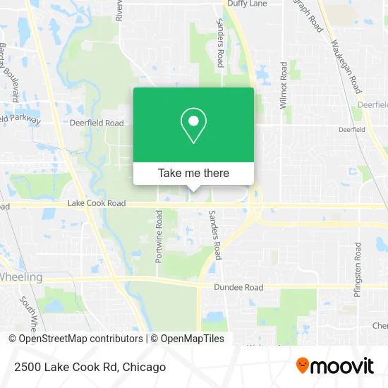2500 Lake Cook Rd map