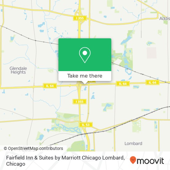 Fairfield Inn & Suites by Marriott Chicago Lombard, 645 W North Ave map