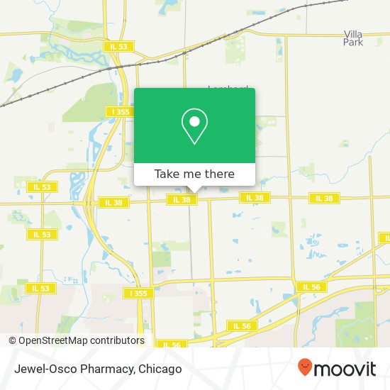 Mapa de Jewel-Osco Pharmacy, 1177 S Main St