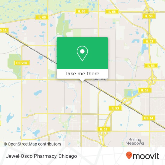 Jewel-Osco Pharmacy, 45 S Plum Grove Rd map