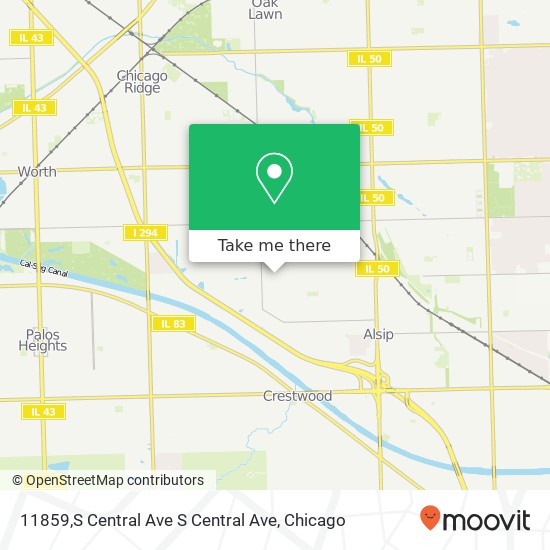 11859,S Central Ave S Central Ave, Alsip, IL 60803 map