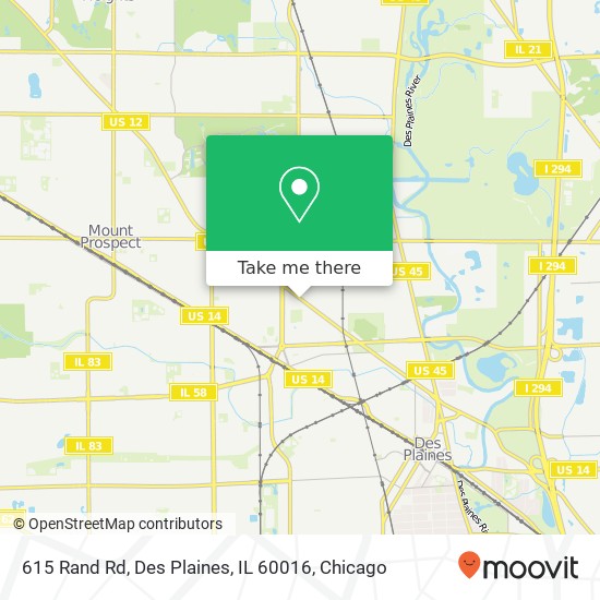 615 Rand Rd, Des Plaines, IL 60016 map