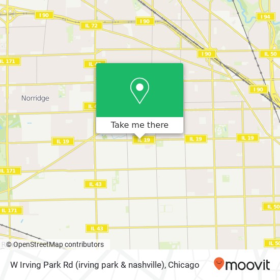 W Irving Park Rd (irving park & nashville), Chicago, IL 60634 map