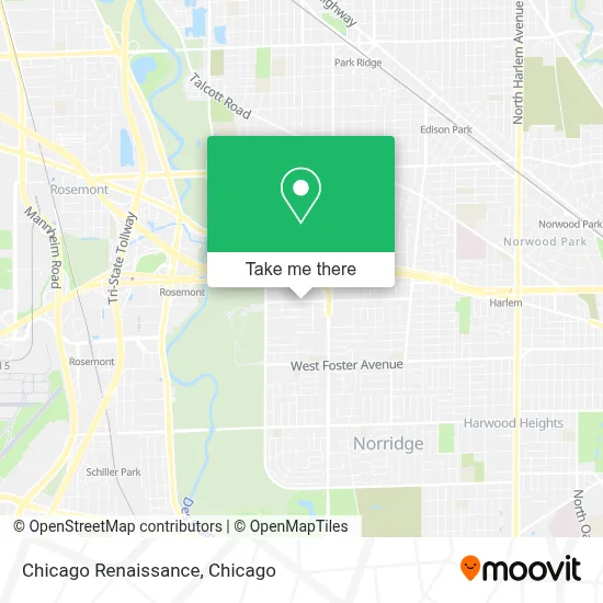 Chicago Renaissance map