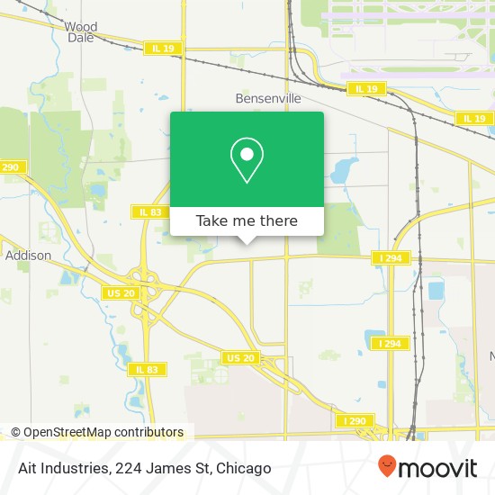 Mapa de Ait Industries, 224 James St