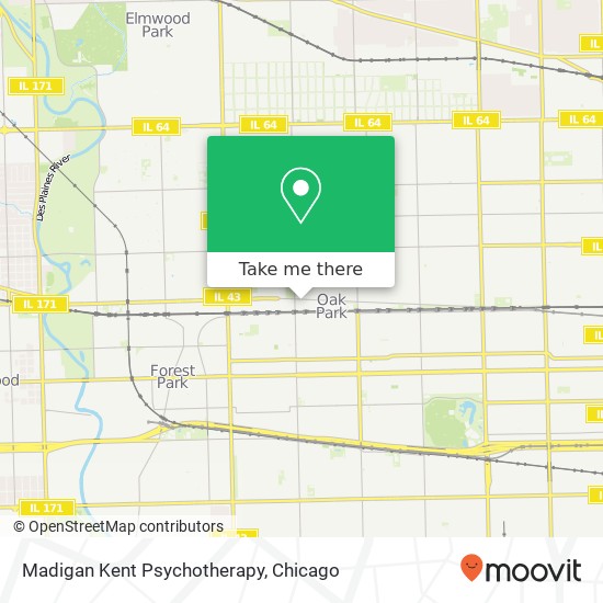 Mapa de Madigan Kent Psychotherapy, 715 Lake St