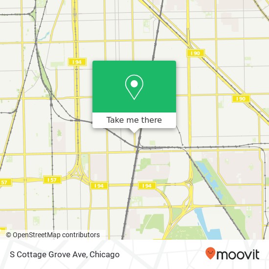 S Cottage Grove Ave, Chicago, IL 60619 map