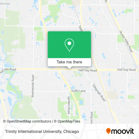 Trinity International University map