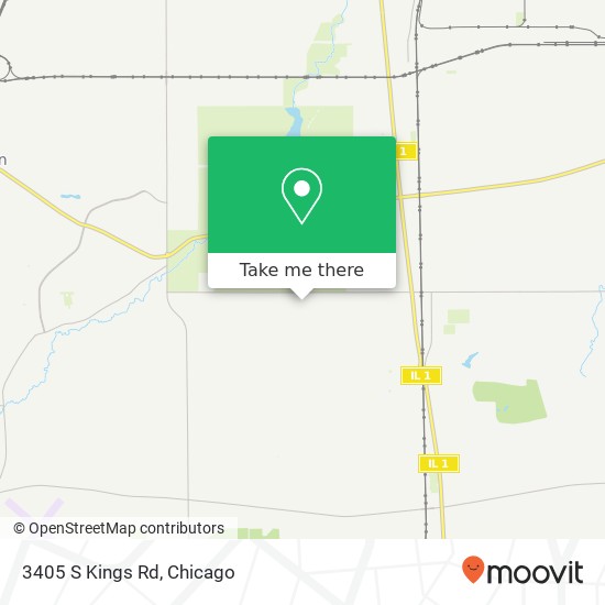 3405 S Kings Rd, Steger, IL 60475 map