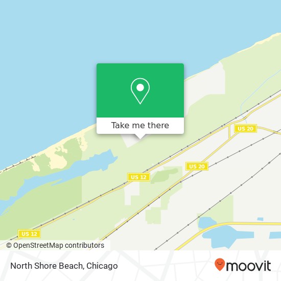 Mapa de North Shore Beach, Beverly Dr