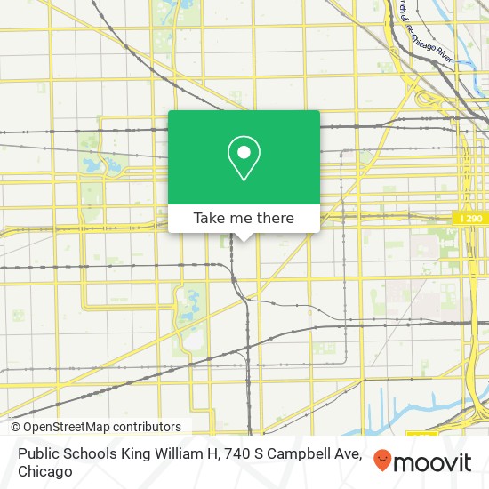 Public Schools King William H, 740 S Campbell Ave map