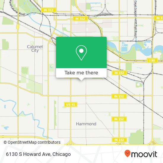6130 S Howard Ave map