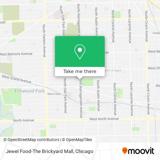 Jewel Food-The Brickyard Mall map