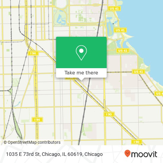 1035 E 73rd St, Chicago, IL 60619 map
