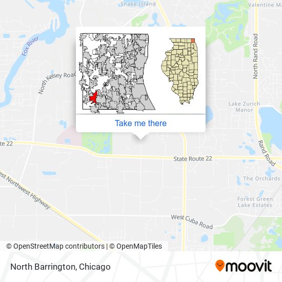 Mapa de North Barrington