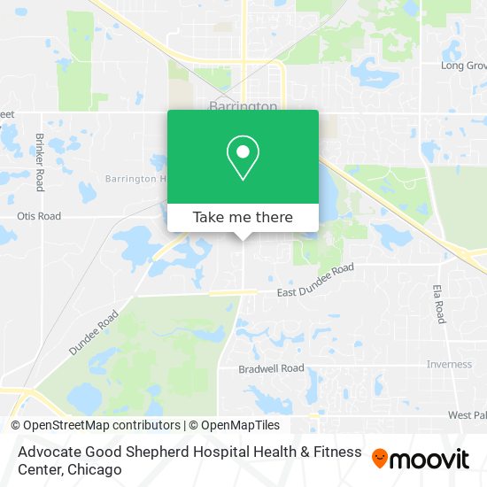 Mapa de Advocate Good Shepherd Hospital Health & Fitness Center