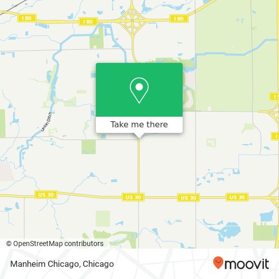 Manheim Chicago, 20401 Cox Ave map
