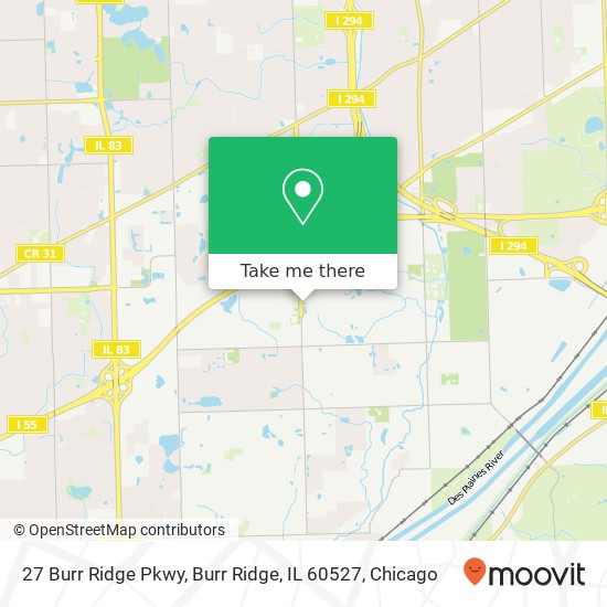 27 Burr Ridge Pkwy, Burr Ridge, IL 60527 map