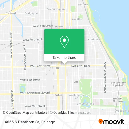 4655 S Dearborn St map
