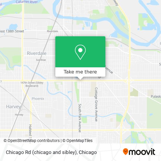 Chicago Rd (chicago and sibley) map