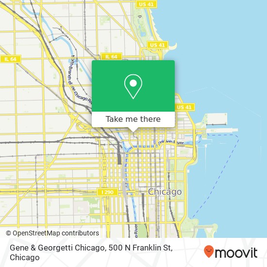 Gene & Georgetti Chicago, 500 N Franklin St map