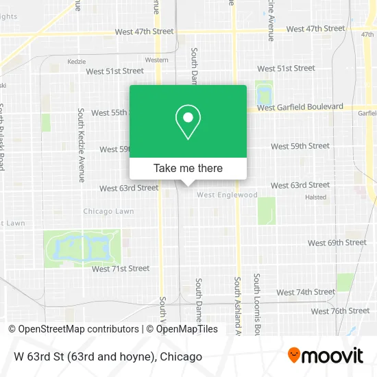 W 63rd St (63rd and hoyne) map