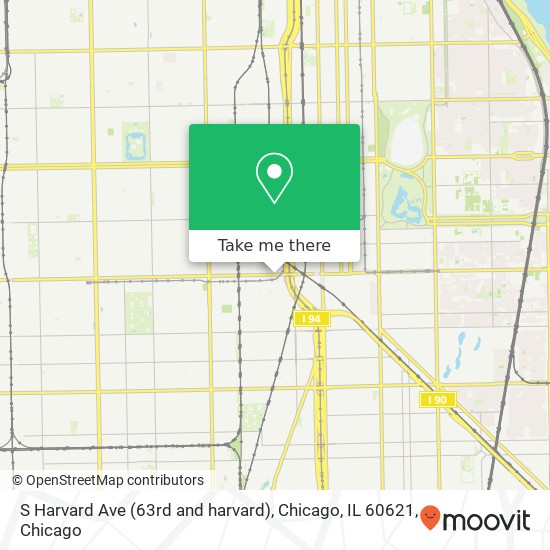 S Harvard Ave (63rd and harvard), Chicago, IL 60621 map
