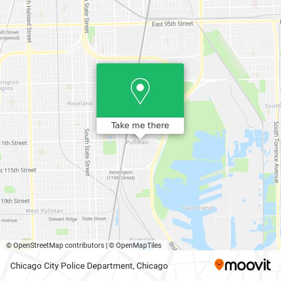 Mapa de Chicago City Police Department