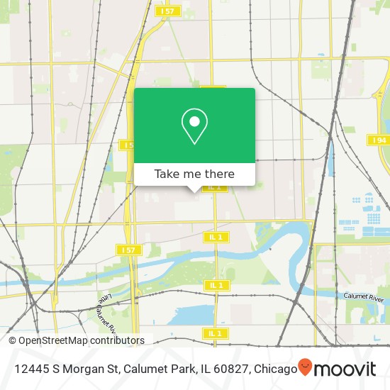 12445 S Morgan St, Calumet Park, IL 60827 map