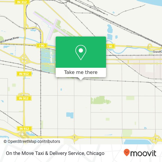 On the Move Taxi & Delivery Service map