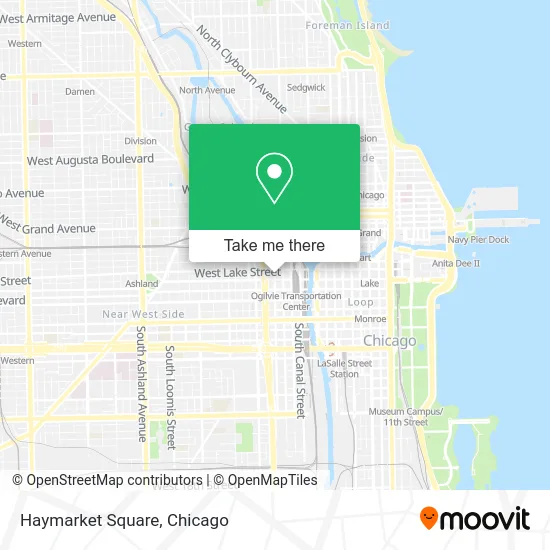 Haymarket Square map