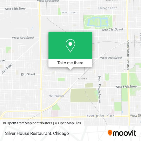 Mapa de Silver House Restaurant